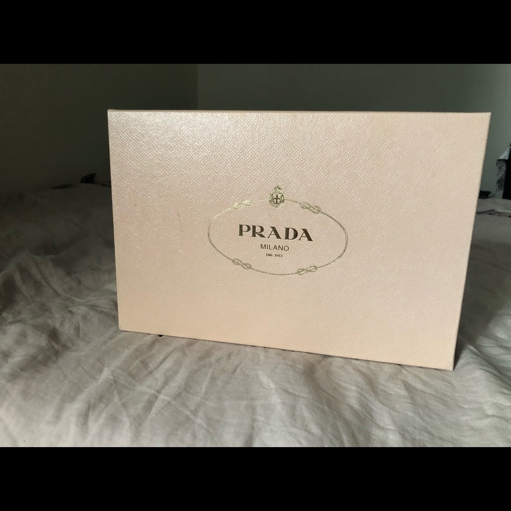 PRADA leather pointed toe brogue oxfords 37.5/7.5 - Picture 11 of 11
